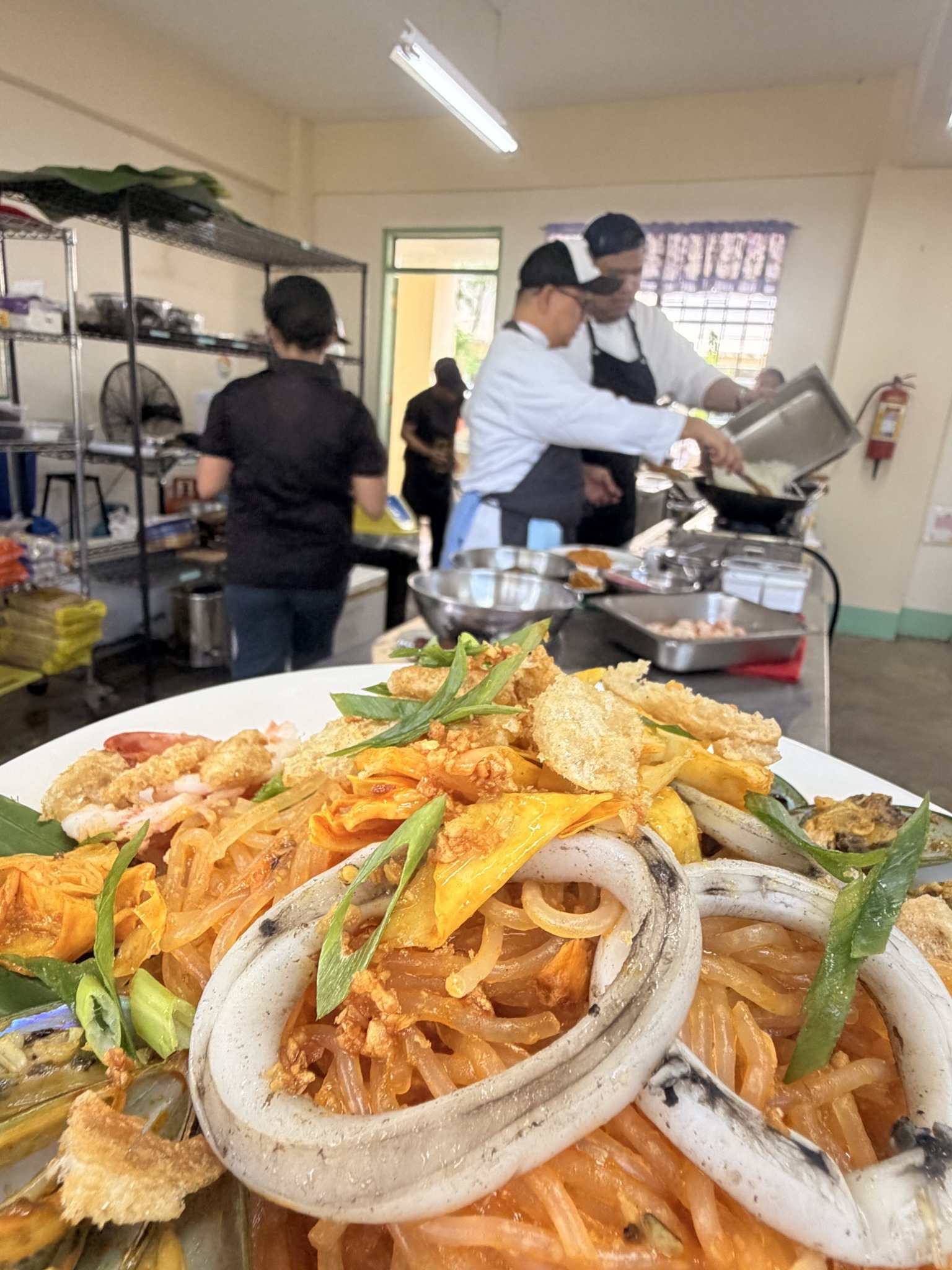 Regional dish prepared during the hands-on culinary session