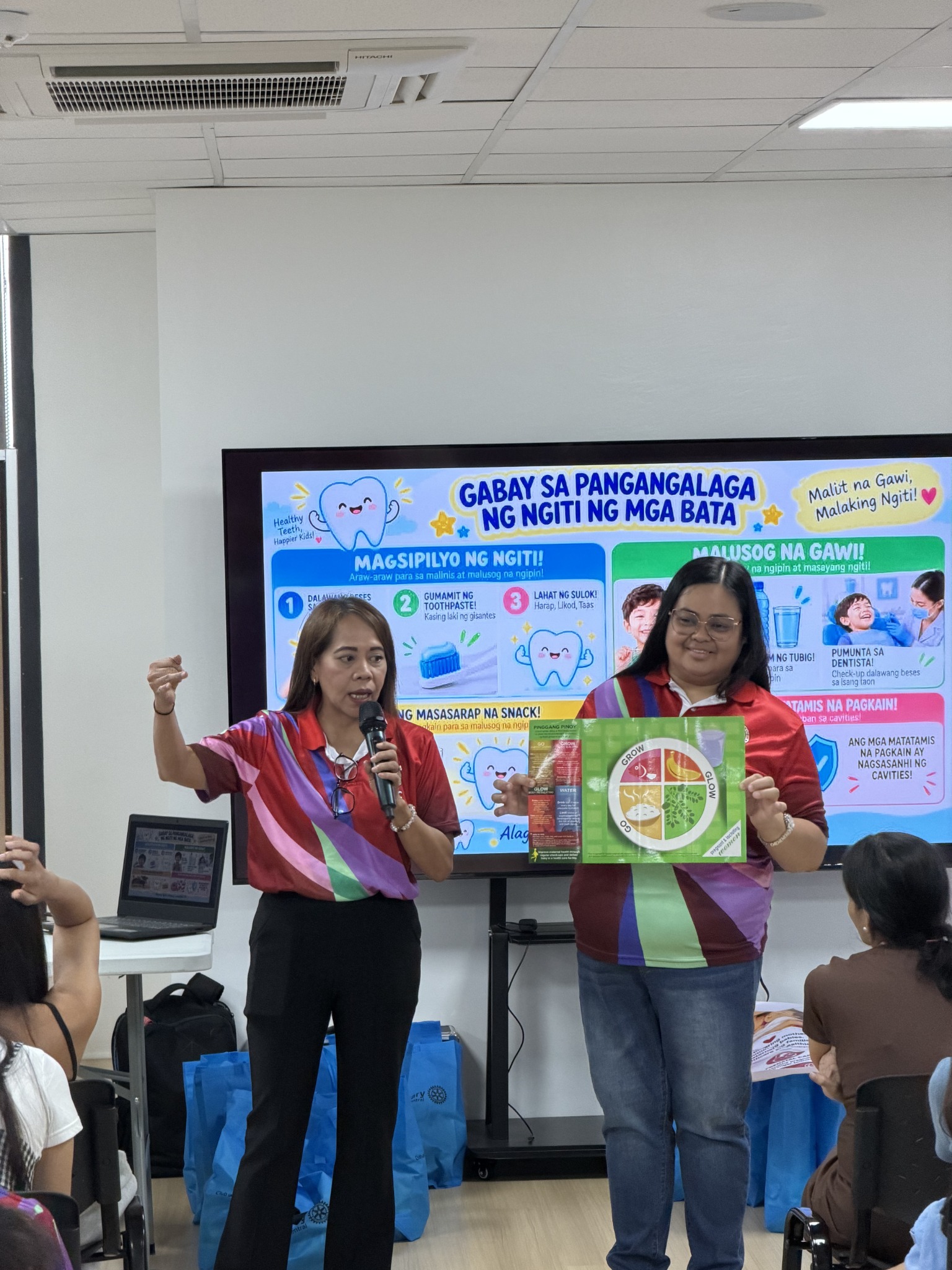 Brush Brush Hooray nutrition and oral-health education session
