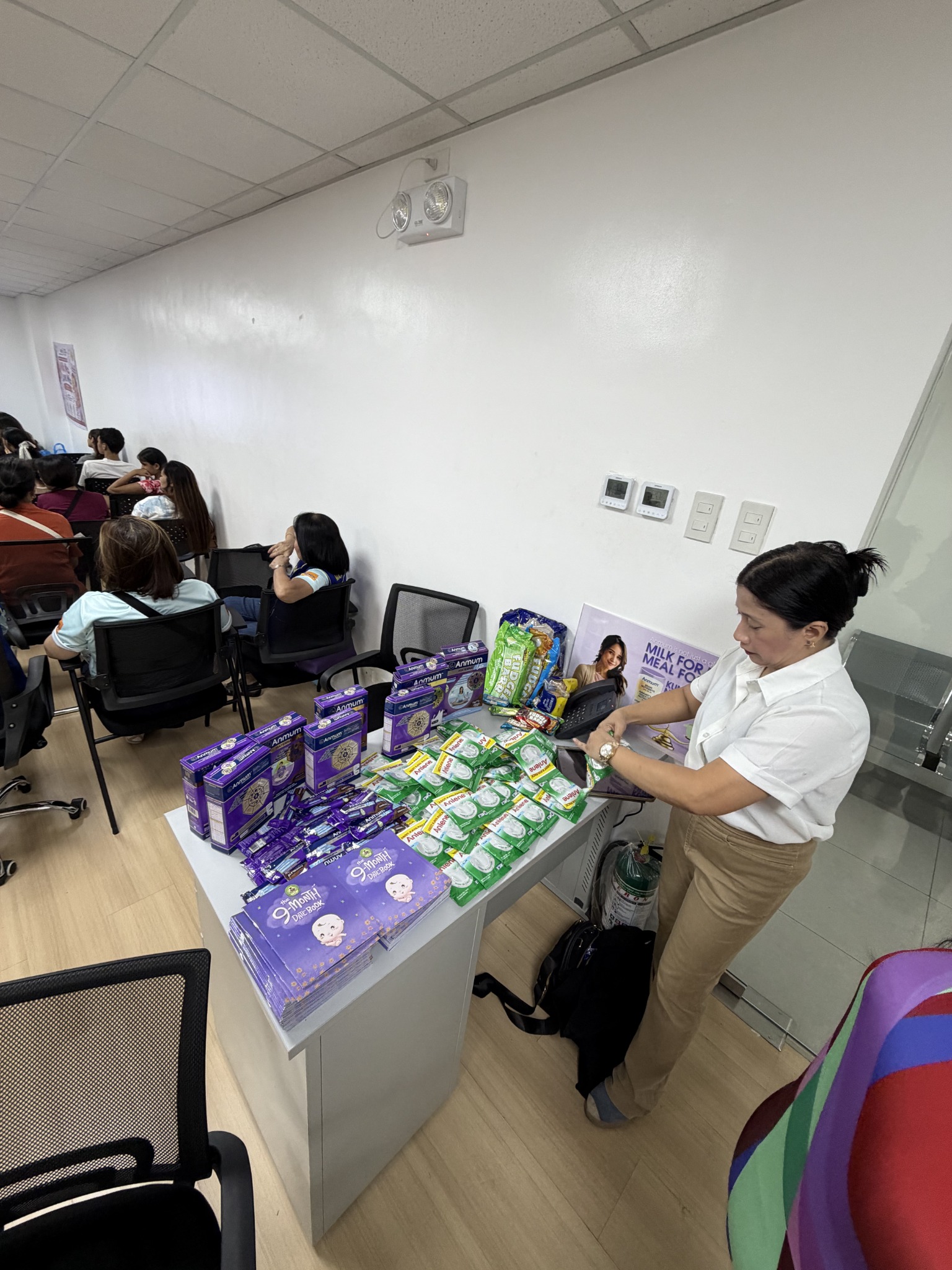 Maternal health supplies prepared for Milk Mo, Love Mo beneficiaries