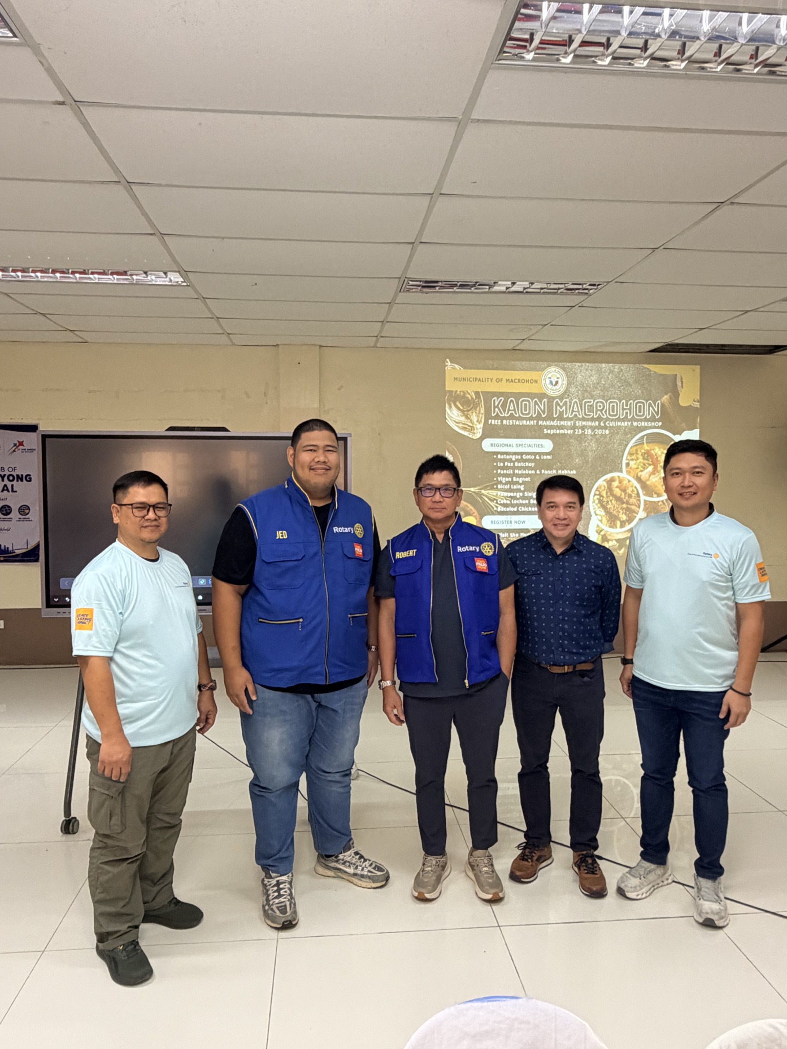 Rotary Club of Mandaluyong Central and Macrohon partners